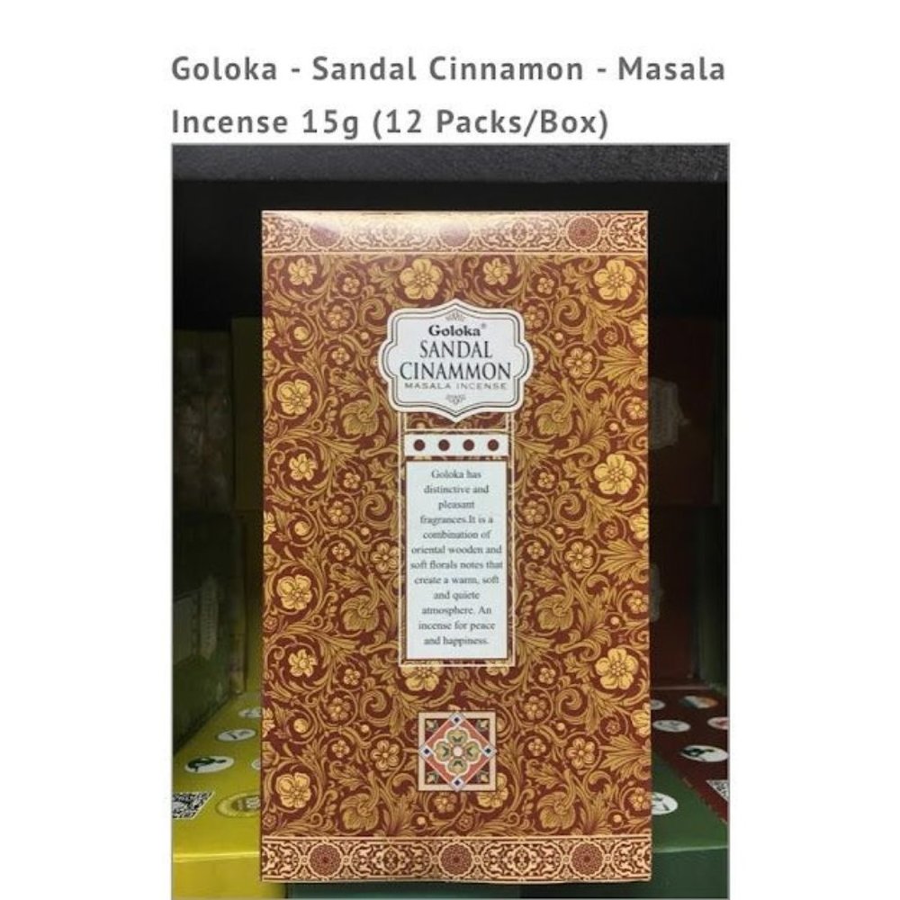 Goloka - Sandal Cinnamon - Masala Incense 15g